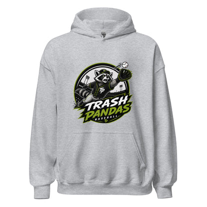 Classic | Hoodie | Trash Pandas Baseball Organization | Emblem Logo