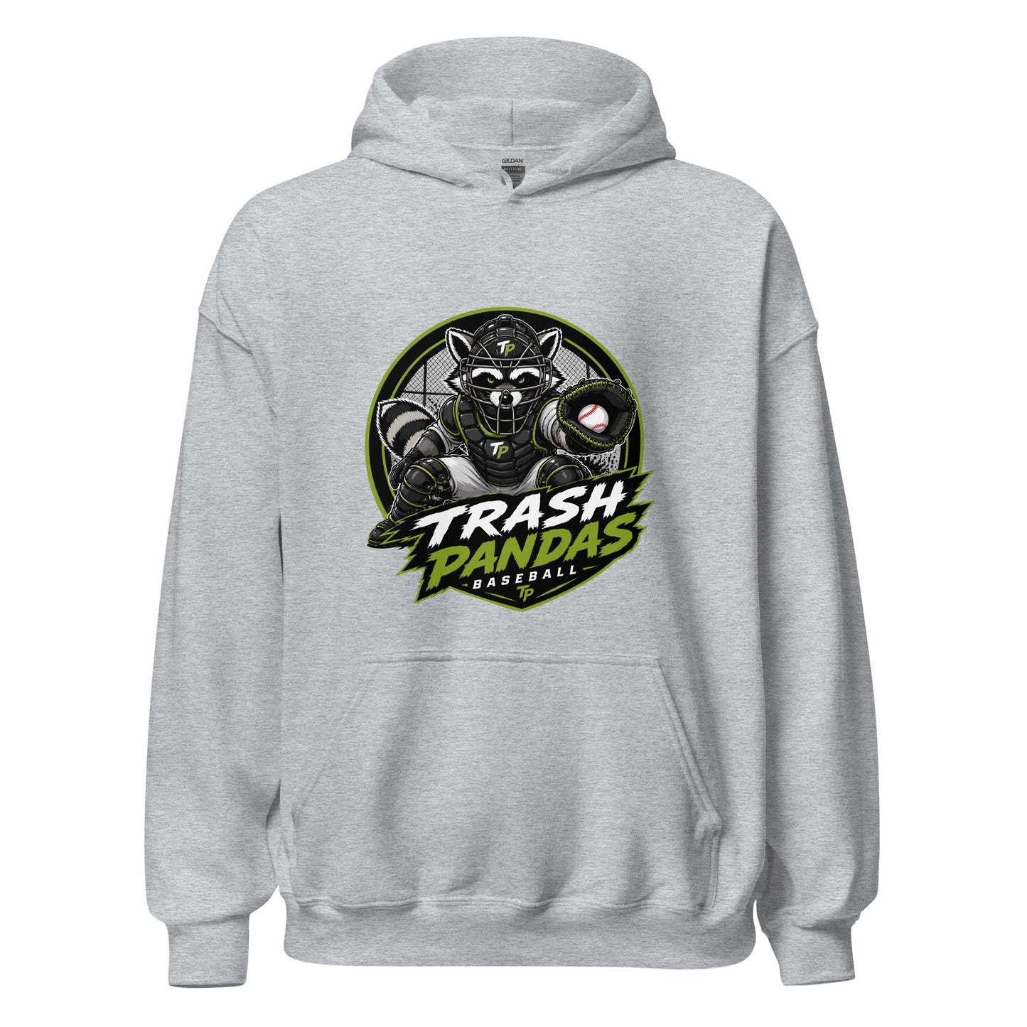 Classic | Hoodie | Trash Pandas Baseball Organization | Athletics Logo