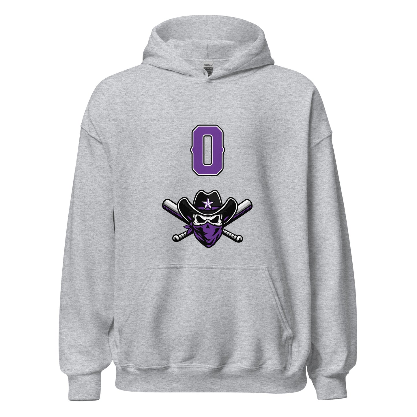 Classic | Hoodie | Carolina Outlaws Baseball | Purple Renegades Logo