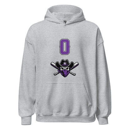 Classic | Hoodie | Carolina Outlaws Baseball | Purple Renegades Logo