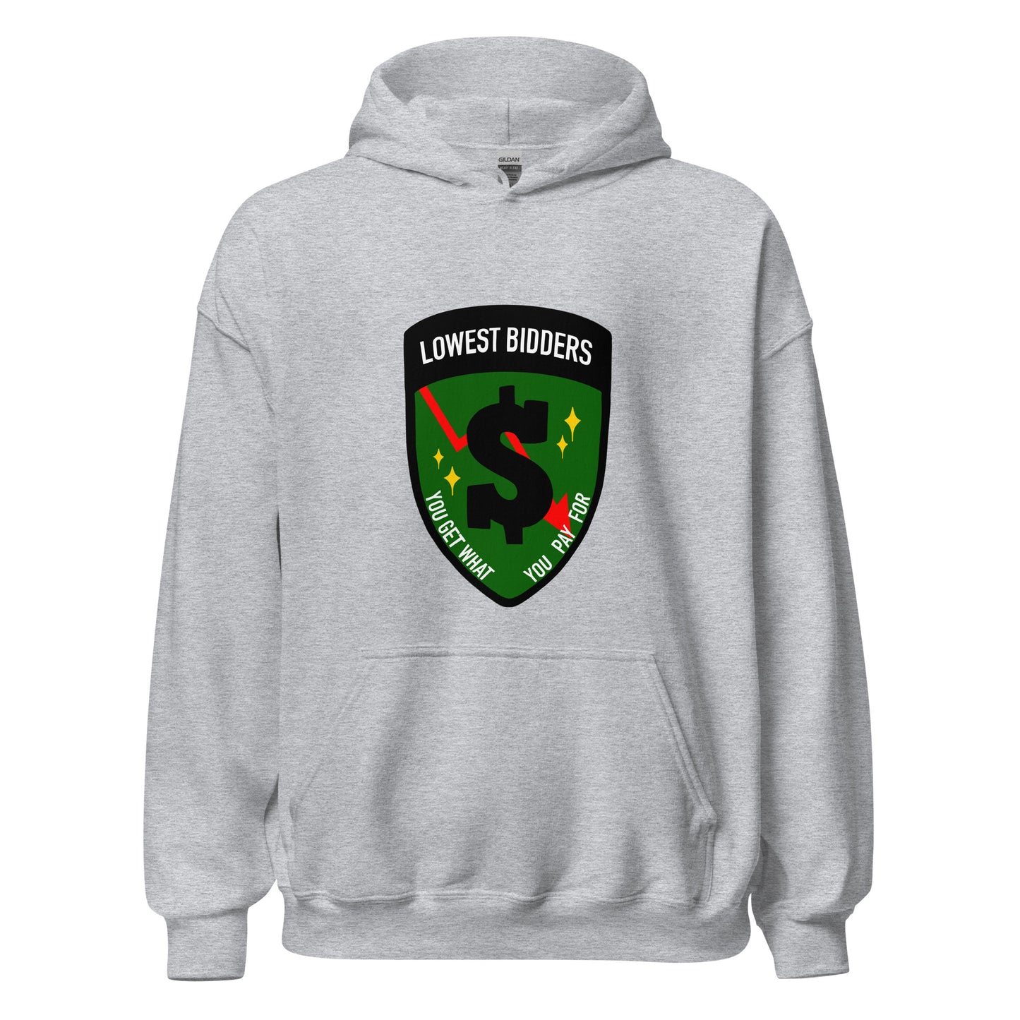 Classic | Hoodie | The Lowest Bidders | Emblem Logo