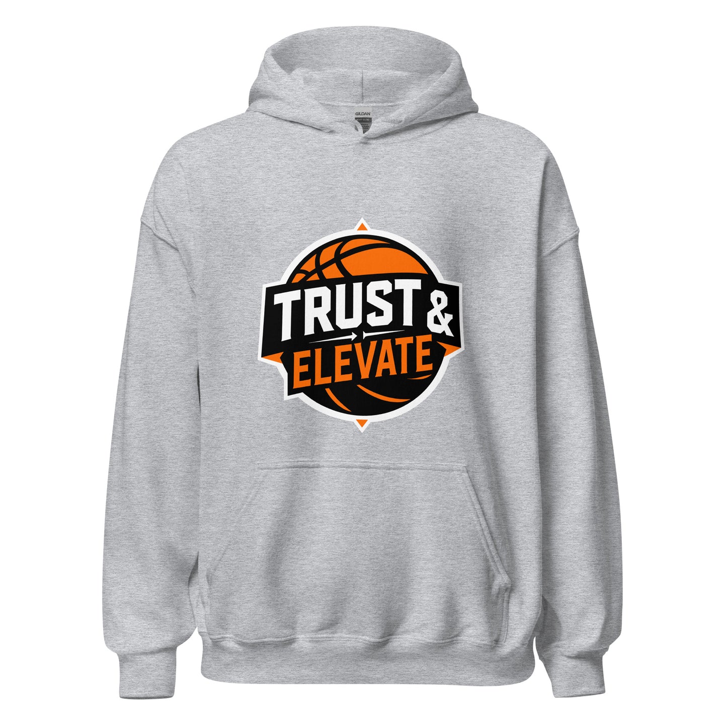 Classic | Hoodie | Trust & Elevate | Athletic Logo