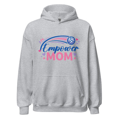 Classic | Hoodie | Empower Volleyball Club | Mom Crest Logo