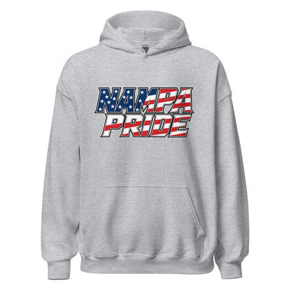 Classic | Hoodie | Nampa Pride | Modern Script Logo