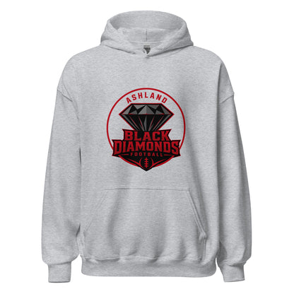 Classic | Hoodie | Ashland Black Diamonds | Badge Logo