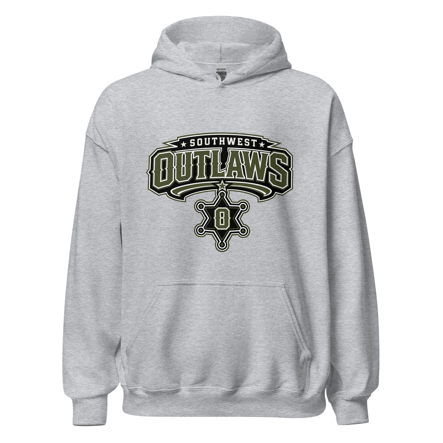 Classic | Hoodie | Southwest Outlaws | Frontier Athletics Logo