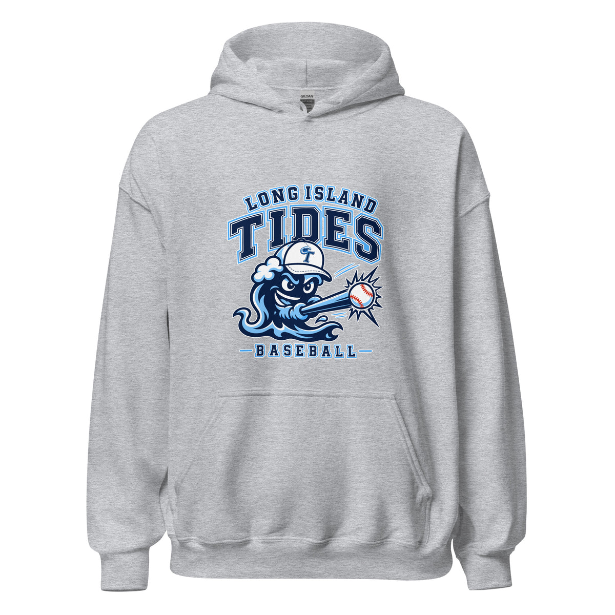 Classic | Hoodie | Long Island Tides Baseball | Valor Logo