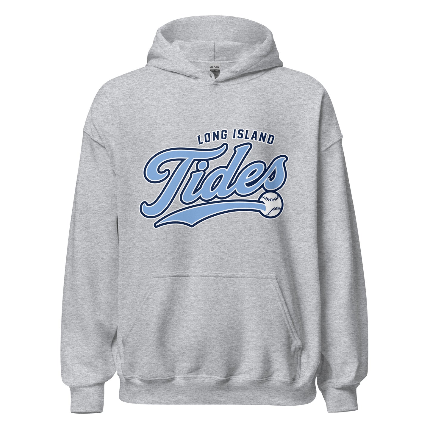 Classic | Hoodie | Long Island Tides Baseball | Athletics Logo