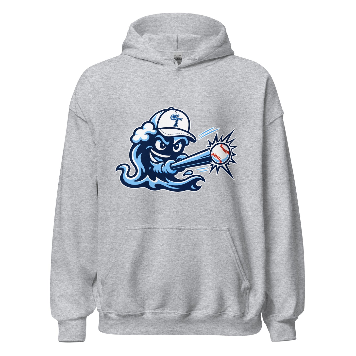 Classic | Hoodie | Long Island Tides Baseball | Mascot Logo