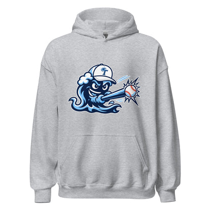 Classic | Hoodie | Long Island Tides Baseball | Mascot Logo