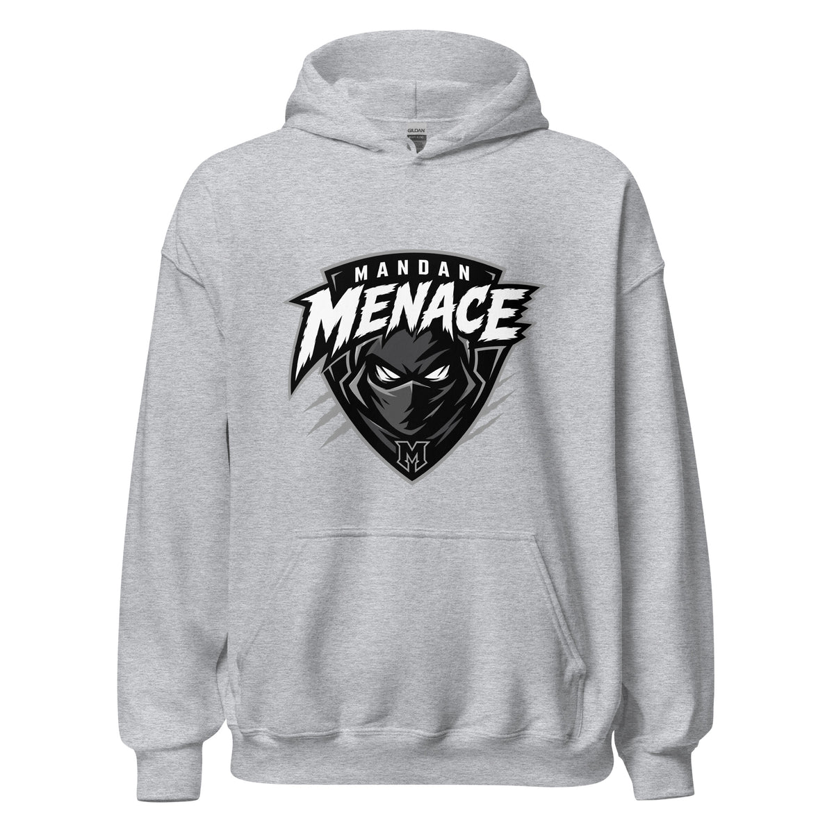 Classic | Hoodie | Mandan Menace | Shield Logo