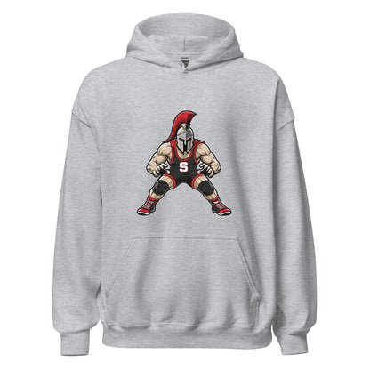 Classic | Hoodie | Spartan Wrestling Club | Mascot Logo
