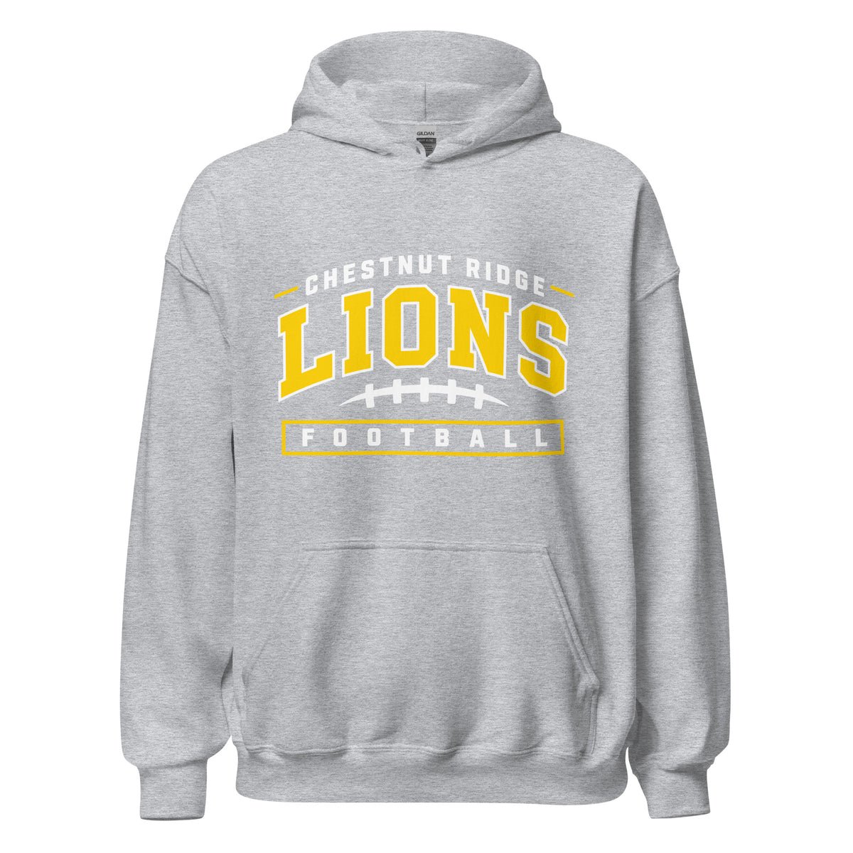 Classic | Hoodie | Chestnut Ridge Lions Football | Valor Logo