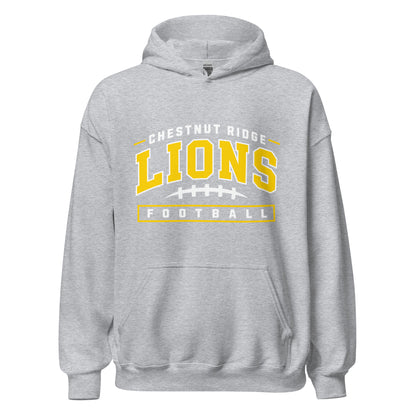 Classic | Hoodie | Chestnut Ridge Lions Football | Valor Logo