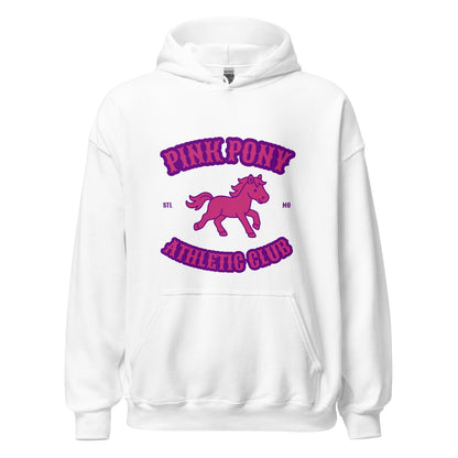 Classic | Hoodie | Pink Pony Athletic Club | Crest Logo