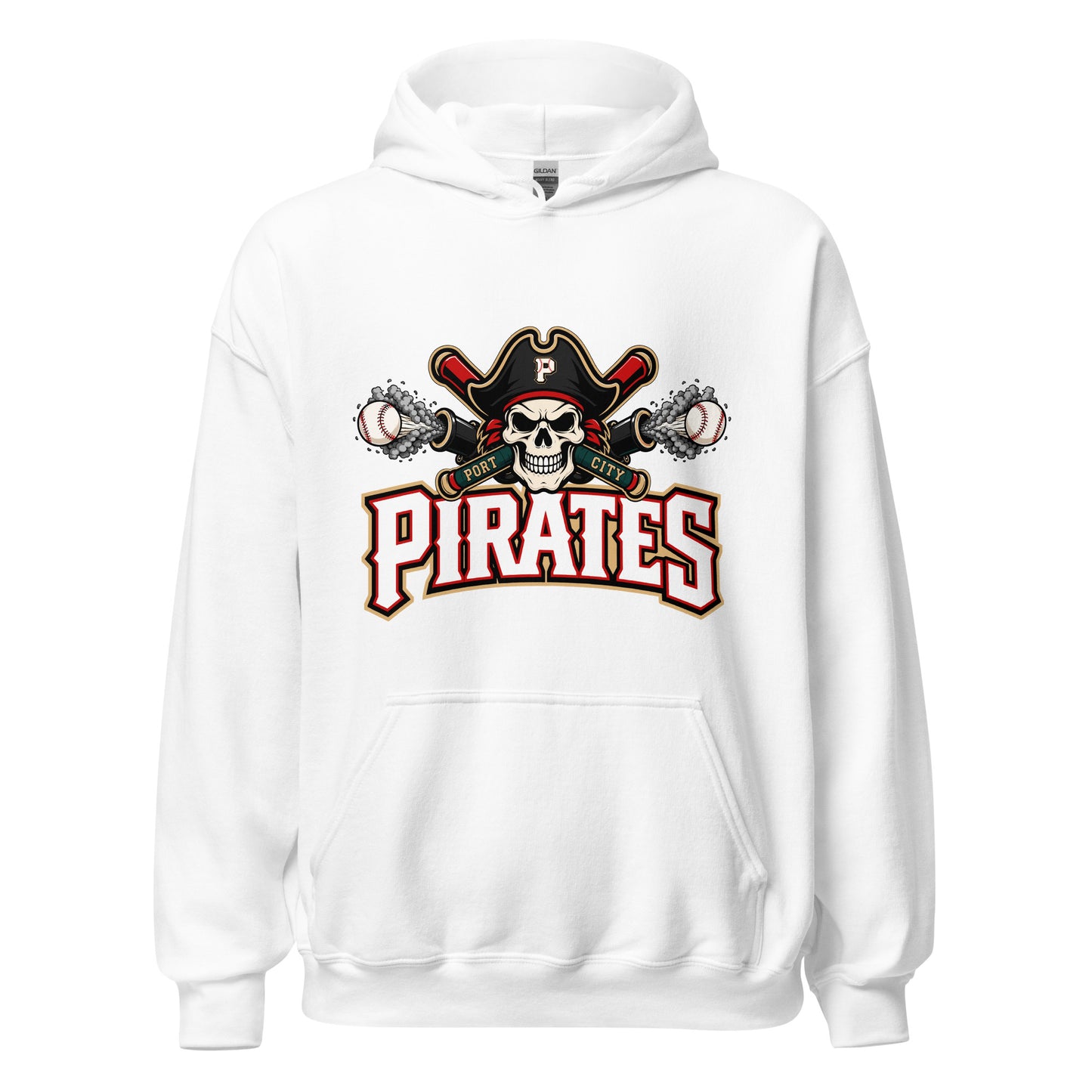 Classic | Hoodie | Port City Pirates | Cannonball Portside Logo