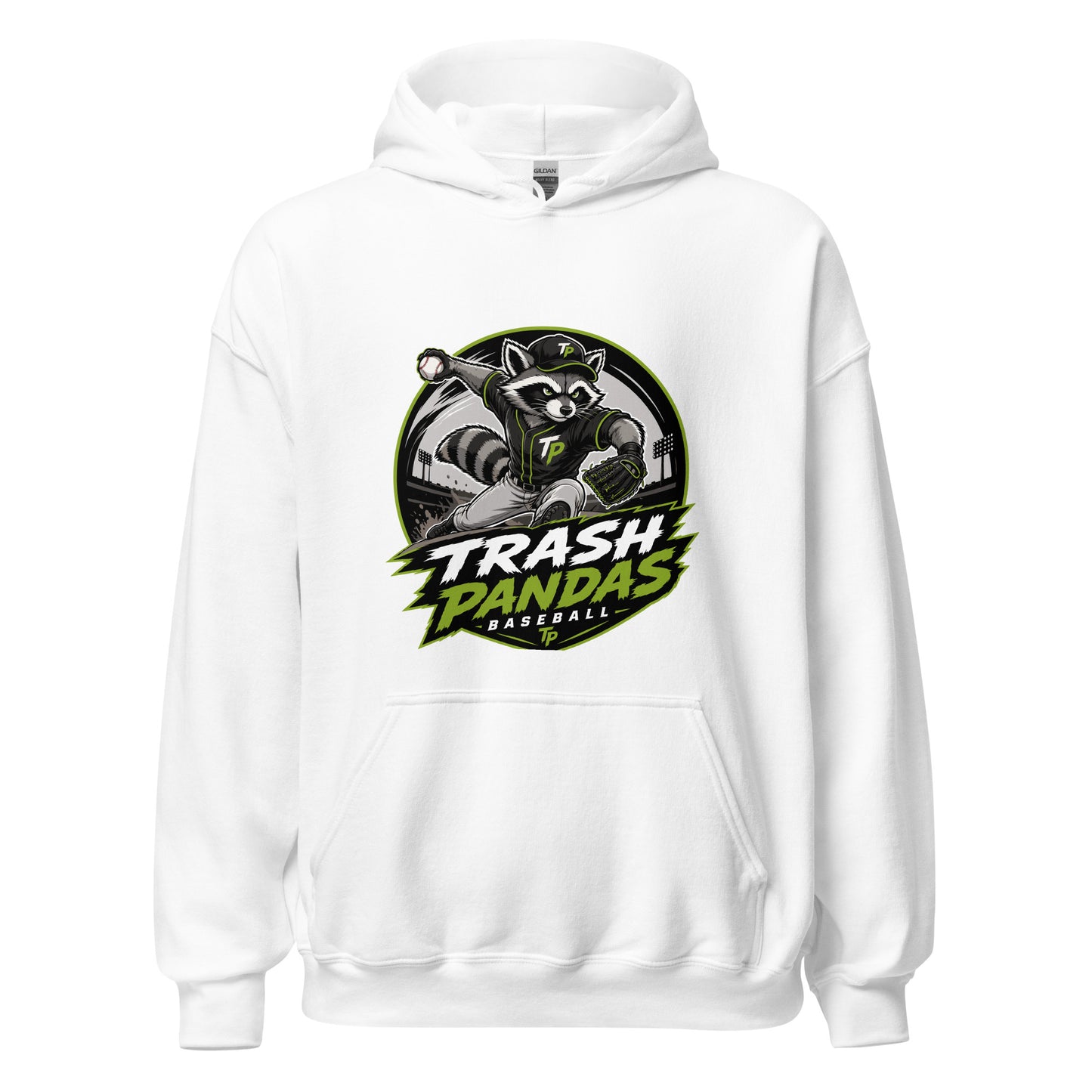 Classic | Hoodie | Trash Pandas Baseball Organization | Vanguard Logo