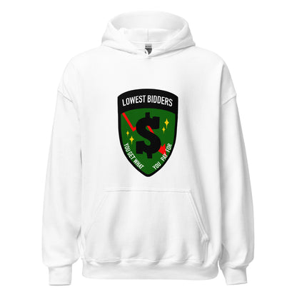 Classic | Hoodie | The Lowest Bidders | Emblem Logo