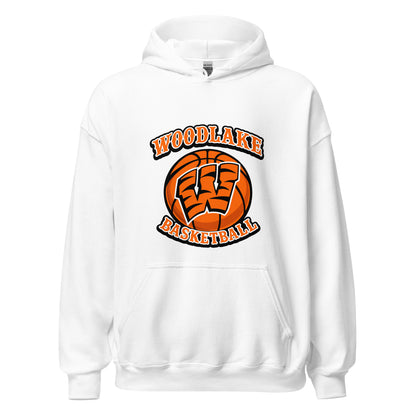 Classic | Hoodie | Woodlake Boys Basketball | Athletics Logo