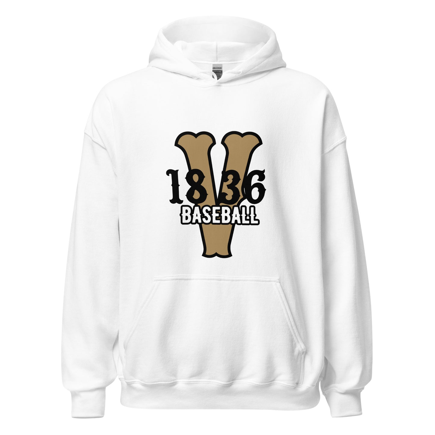 Classic | Hoodie | 1836 Volunteers Baseball | Crest Logo