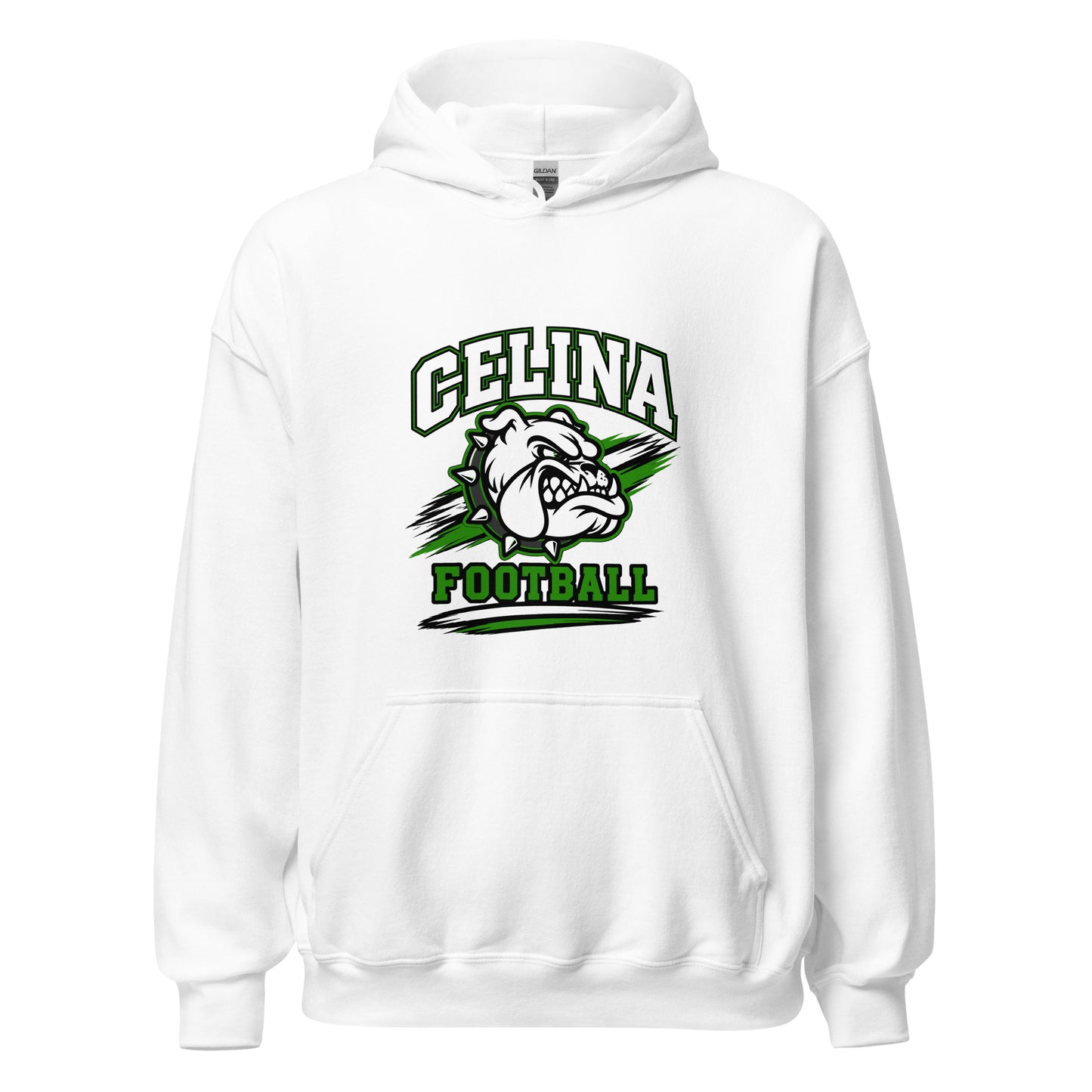 Classic | Hoodie | Celina Black Football | Emblem Logo