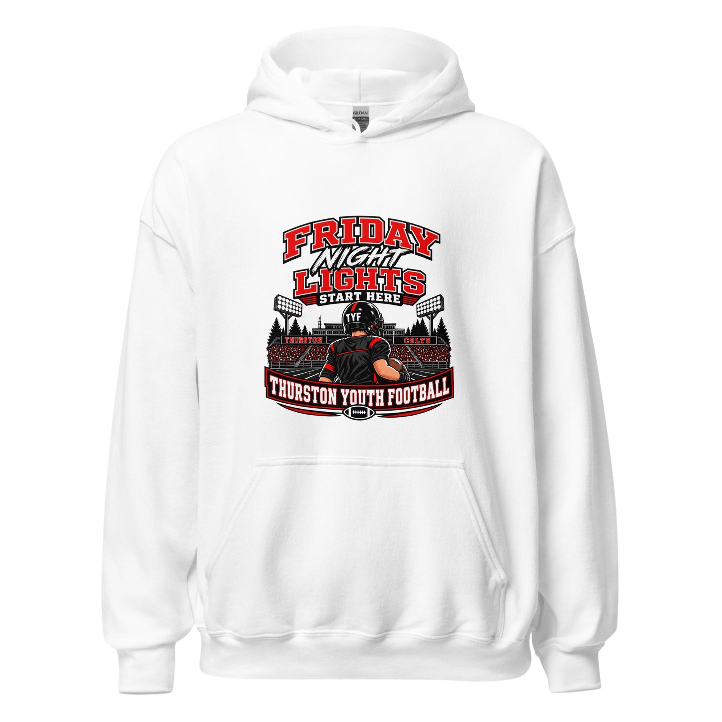 Classic | Hoodie | Thurston Youth Football | Vanguard Logo