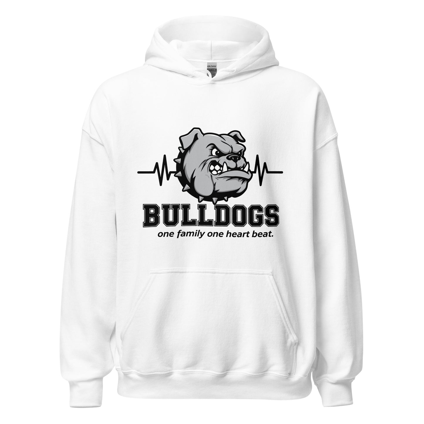 Classic | Hoodie | Celina Recreational Football Black | Bulldogs Crest Logo