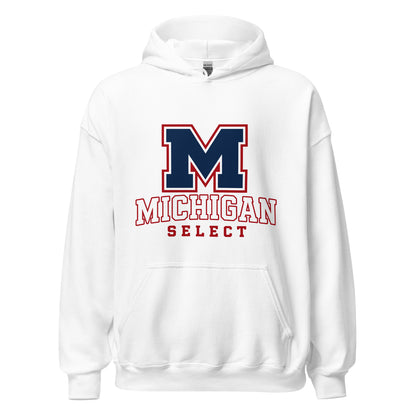 Classic | Hoodie | Michigan Select Baseball | Emblem Logo