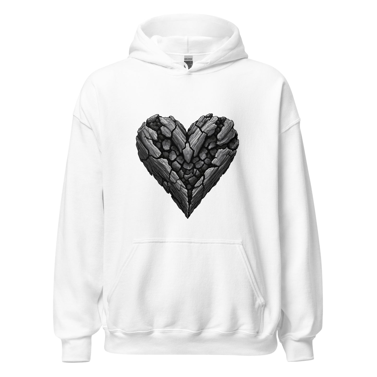 Classic | Hoodie | Obsidian Heartbeat | Emblem Logo