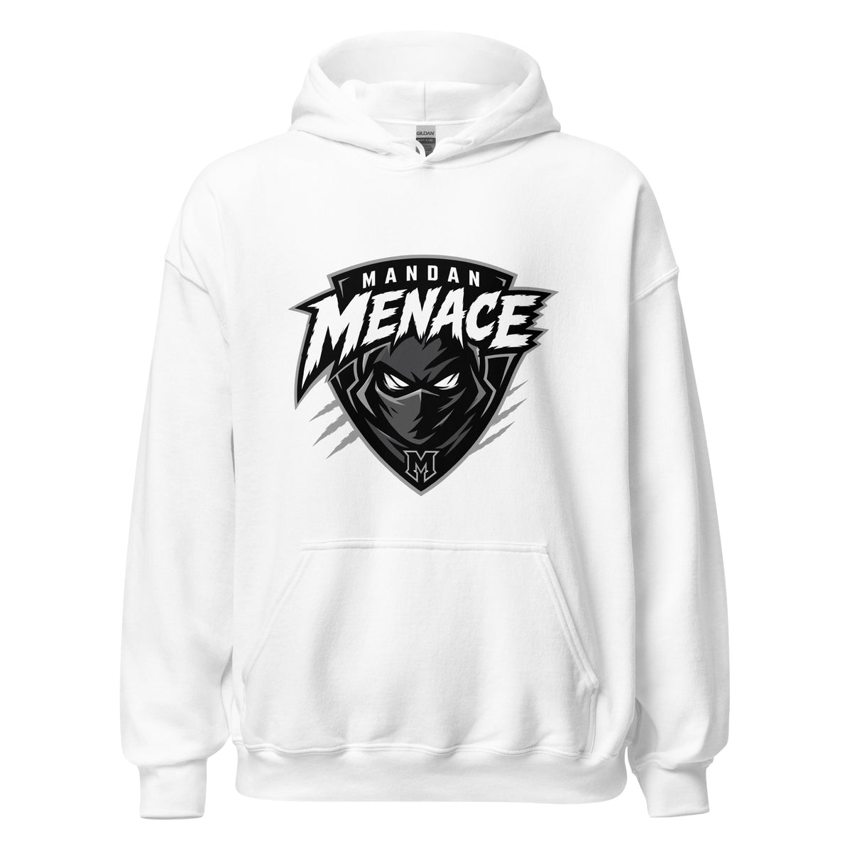 Classic | Hoodie | Mandan Menace | Shield Logo