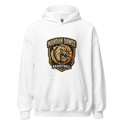 Classic | Hoodie | Mandan Dawgs Basketball | Shield Logo
