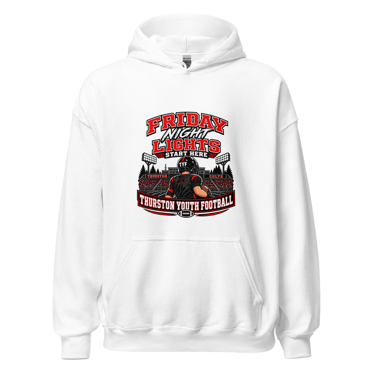 Classic | Hoodie | Thurston Youth Football | Vanguard Logo
