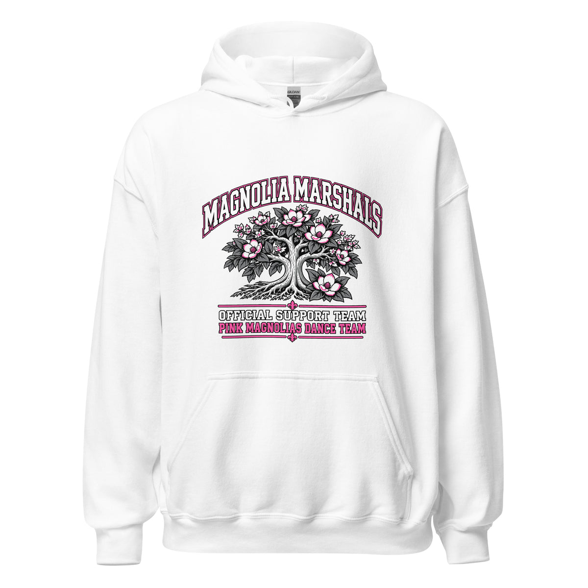 Classic | Hoodie | Pink Magnolias Dance | Crest Logo