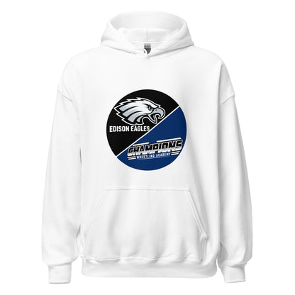 Classic | Hoodie | Edison Eagles/CWA Wrestling | Badge Logo