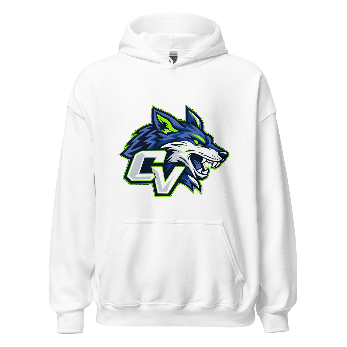 Classic | Hoodie | Cumberland Valley Coyotes Football | Crest Logo