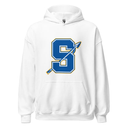 Classic | Hoodie | Senatobia Warriors Baseball | Lettermark Logo