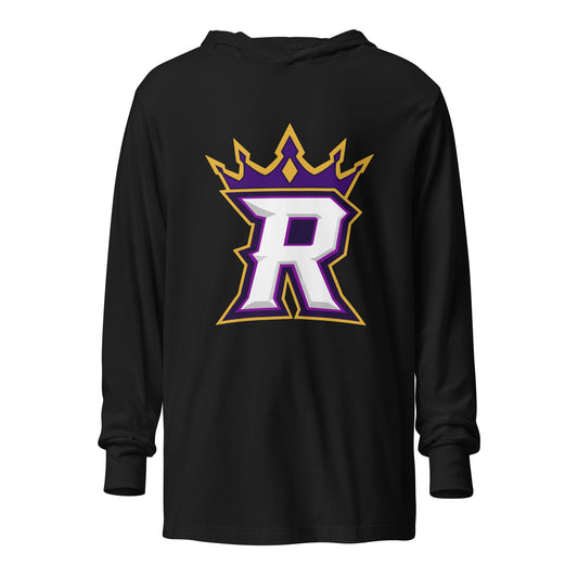 Performance | Hooded Long Sleeve T Shirt | REIGN 10U Softball | Royale Crest Logo