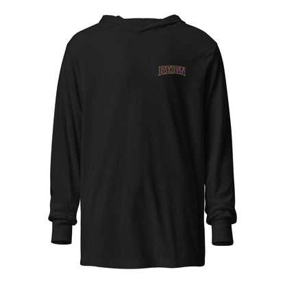 Performance | Hooded Long Sleeve T Shirt | REIGN 10U Softball | Vanguard Logo