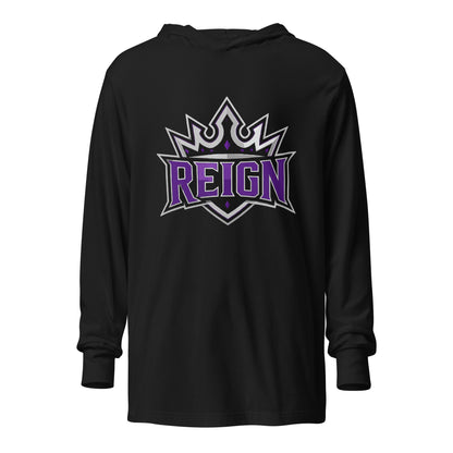 Performance | Hooded Long Sleeve T Shirt | REIGN 10U Softball | Emblem Logo