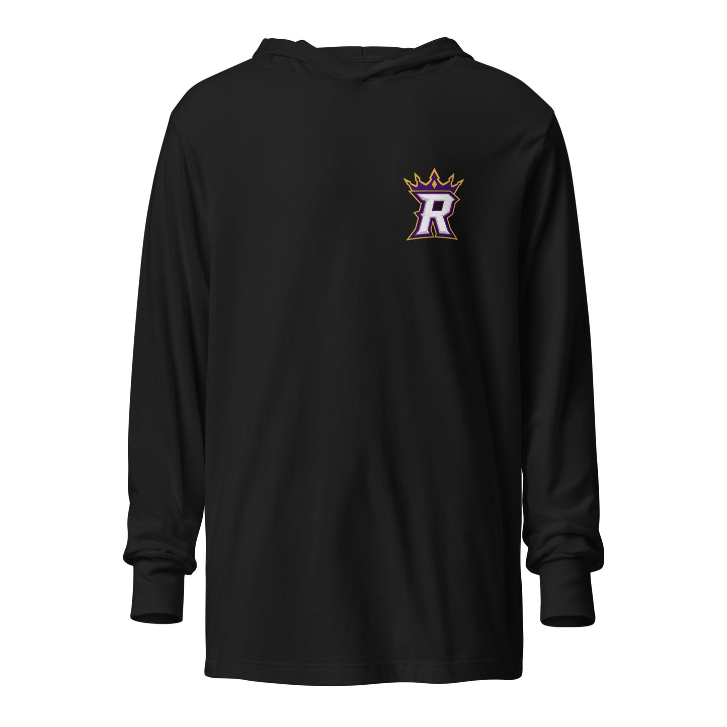Performance | Hooded Long Sleeve T Shirt | REIGN 10U Softball | Royale Crest Logo