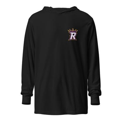 Performance | Hooded Long Sleeve T Shirt | REIGN 10U Softball | Royale Crest Logo
