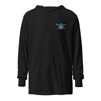 Performance | Hooded Long Sleeve T Shirt | Savage Softball | Chief Skullcrest Logo