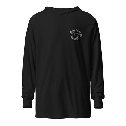 Performance | Hooded Long Sleeve T Shirt | Samuel Fels Football | Panther Mark Logo