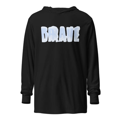 Performance | Hooded Long Sleeve T Shirt | Brave Like Ben | Braveheart Logo