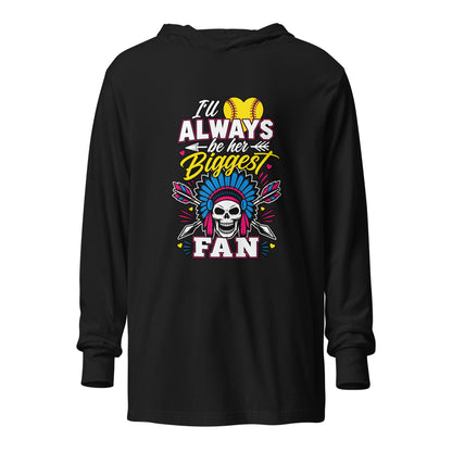Performance | Hooded Long Sleeve T Shirt | Savage Softball | Valor Logo
