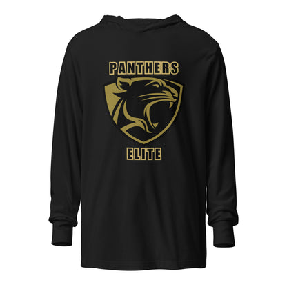 Performance | Hooded Long Sleeve T Shirt | Panthers Elite | Shield Logo