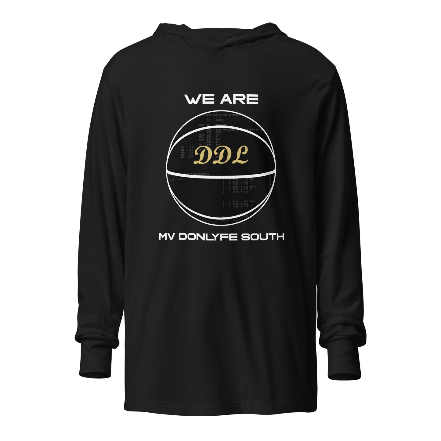 Performance | Hooded Long Sleeve T Shirt | Official DDL Merchandise | Vanguard Logo