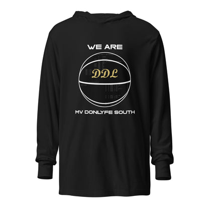 Performance | Hooded Long Sleeve T Shirt | Official DDL Merchandise | Vanguard Logo