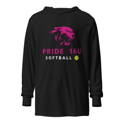 Performance | Hooded Long Sleeve T Shirt | NNY Pride Softball | Fastpitch Elite Logo