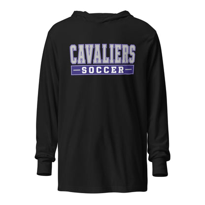 Performance | Hooded Long Sleeve T Shirt | STM Soccer | Modern Script Logo